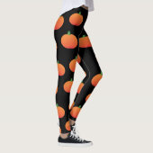 Leggings met zwarte en Oranje pompoen Halloween (Rechts)