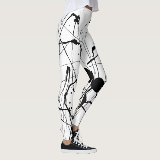 Leggings met zwarte inkt (Rechts)
