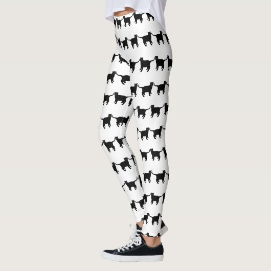 Leggings met zwarte kat (Links)