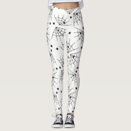 Leggings met zwarte spieren en spinbanden