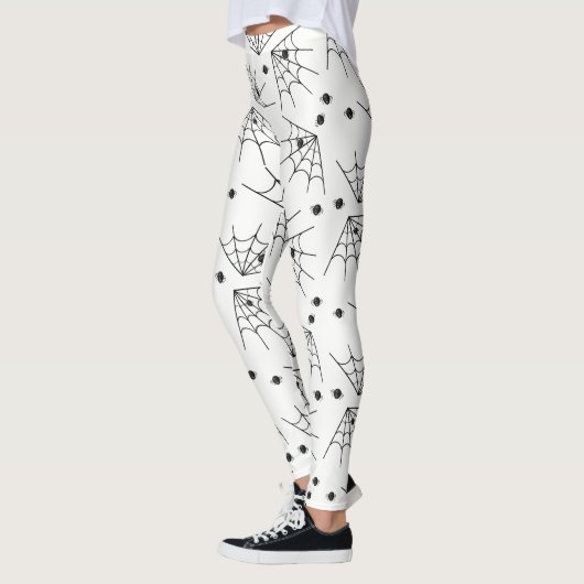 Leggings met zwarte spieren en spinbanden (Links)