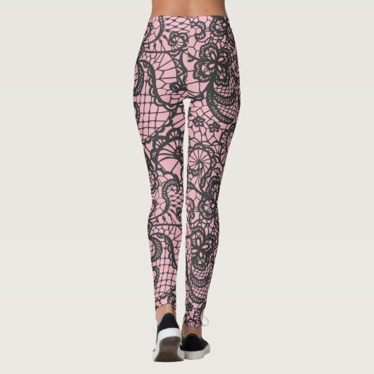 Leggings met zwarte zijde (Achterkant)