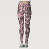 Leggings met zwarte zijde (Voorkant)