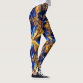 Leggings met Zweden Kleuren ontwerp (Rechts)