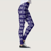 Leggings miauw - Stijlvol miauw berichtpatroon (Rechts)