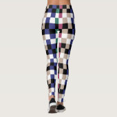 Leggings mit buntem Geflecht (Achterkant)