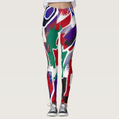 Leggings mit starken Farben (Voorkant)