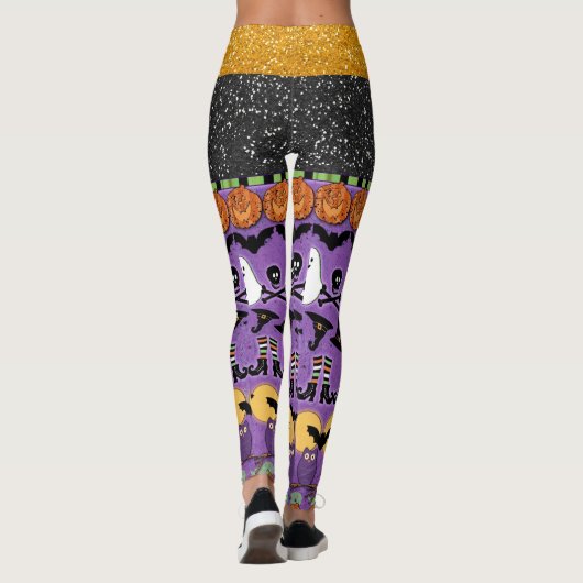 Leggings Mode Pop Halloween (Achterkant)
