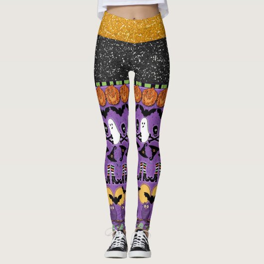 Leggings Mode Pop Halloween (Voorkant)