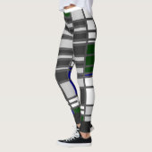 Leggings Mondriaan geïnspireerd op 3 [kleur op rug (Links)