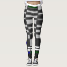 Leggings Mondriaan geïnspireerd op 3 [kleur op rug