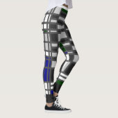 Leggings Mondriaan geïnspireerd op 3 [kleur op rug (Rechts)