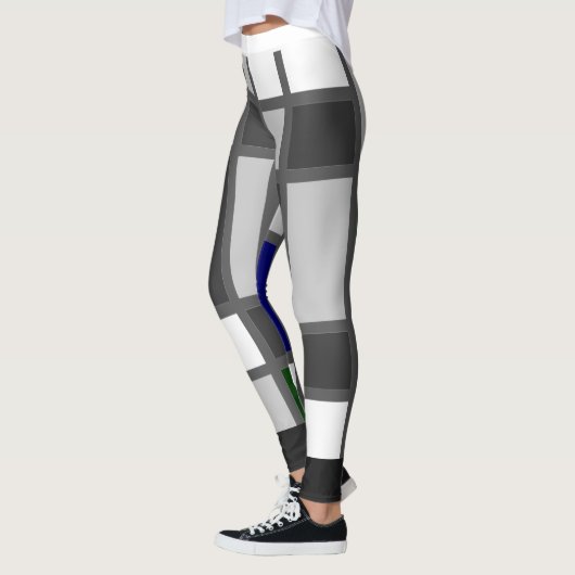 Leggings Mondrian Geïnspireerd 1 (Links)