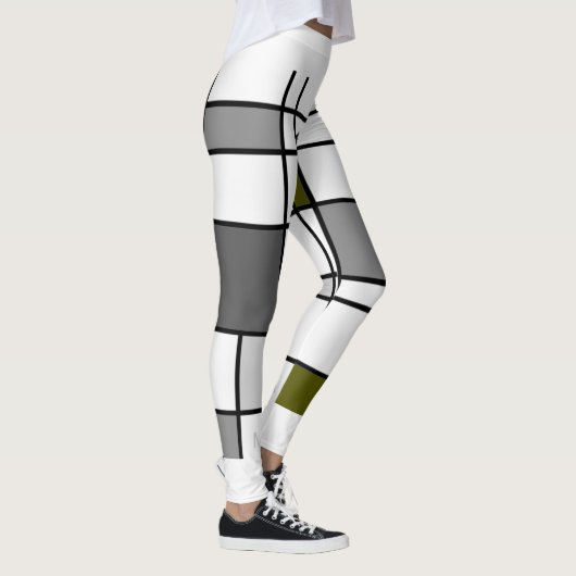 Leggings Mondrian Geïnspireerd 3 (Rechts)