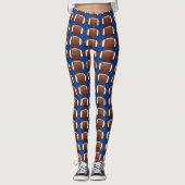 Leggings monogram team  aangepast Football (Voorkant)