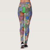 LEGGINGS - Multi-Kleur Blokken - Standaard (Achterkant)