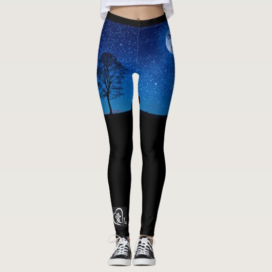LEGGINGS NACHTELIJKE HEMELMAAN (Voorkant)