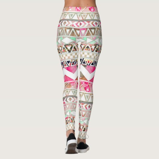 Leggings/Native American Aztec Pattern Leggings (Achterkant)