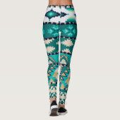 Leggings/Native American Aztec Pattern Leggings (Achterkant)