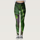 Leggings-Natuur van leder Draag Leggings (Voorkant)