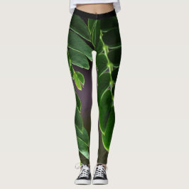 Leggings-Natuur van leder Draag Leggings