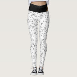 Leggings Neem je hond mee naar werk/uit-dag Bulldo