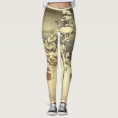 LEGGINGS NEGISHI JAPAN WOODBLOCK (Voorkant)