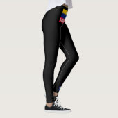 Leggings negro de la bandera de Venezuela. (Rechts)