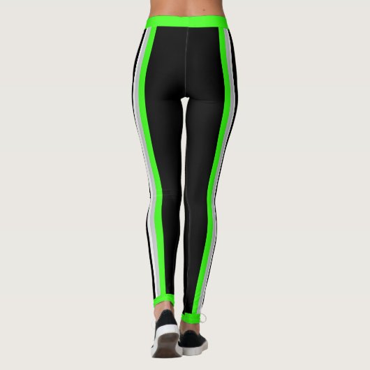 Leggings Neon Green Running Pants (Achterkant)