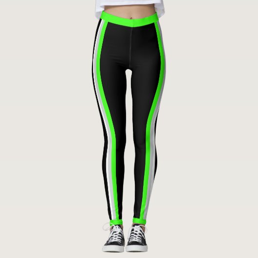 Leggings Neon Green Running Pants (Voorkant)