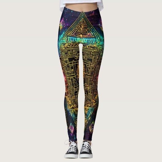leggings nieuwe matrixlook (Voorkant)