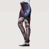 Leggings - Night Time Mushroom Fantasy Art (Links)