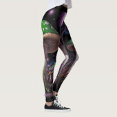 Leggings - Night Time Mushroom Fantasy Art (Rechts)