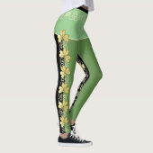 Leggings nr. 2 met schuifwiel en shamrock (Rechts)
