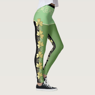 Leggings nr. 2 met schuifwiel en shamrock