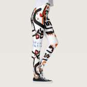 Leggings " Ojos di Surreo Mirroris " door Jacob Ke (Rechts)