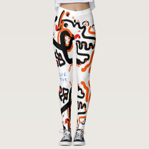 Leggings " Ojos di Surreo Mirroris " door Jacob Ke