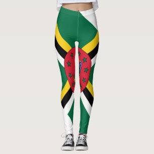 Leggings onder de Dominica-vlag
