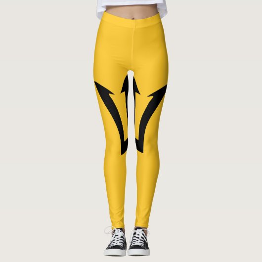Leggings onder de vlag van Barbados (Voorkant)
