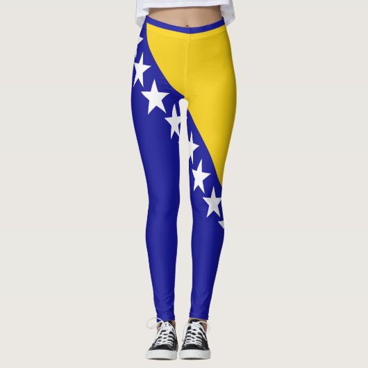 Leggings onder de vlag van Bosnië en Herzegovina (Voorkant)