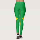 Leggings onder de vlag van Brazilië (Achterkant)