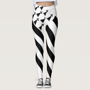 Leggings onder de vlag van Bretagne (Gwenn-ha-du)
