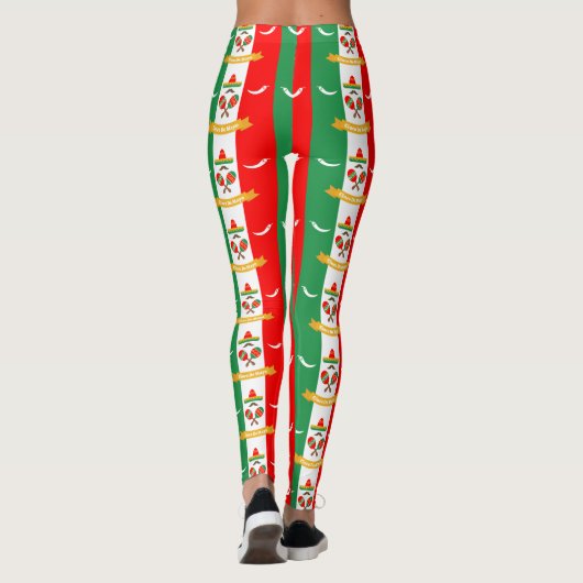 leggings onder de vlag van cinco de mayo (Achterkant)