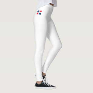 Leggings onder de vlag van de Dominicaanse Republi