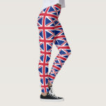Leggings onder de vlag van de Unie<br><div class="desc">Leggings met de vlag van het Verenigd Koninkrijk van Groot-Brittannië en Noord-Ierland (Uniefouanaat)</div>