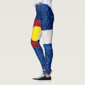 Leggings onder de vlag van Glitter Colorado (Links)