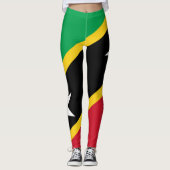 Leggings onder de vlag van Saint Kitts en Nevis (Voorkant)