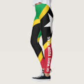 Leggings onder de vlag van Saint Kitts en Nevis (Links)