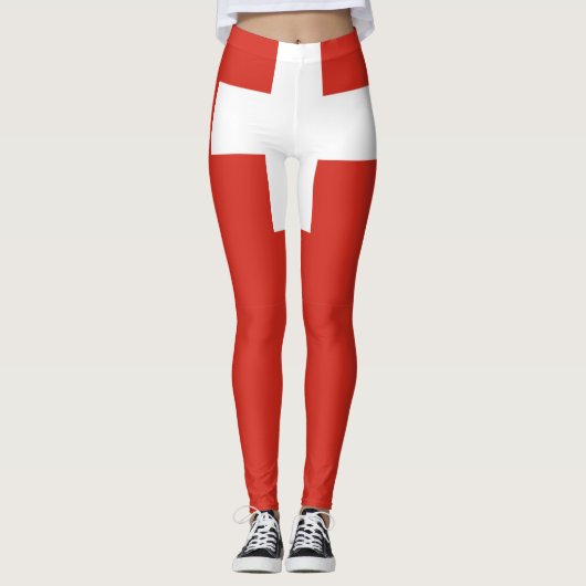 Leggings onder de vlag van Zwitserland (Voorkant)