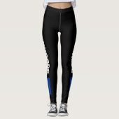 Leggings onder EU-vlag voor sportfitness (Voorkant)